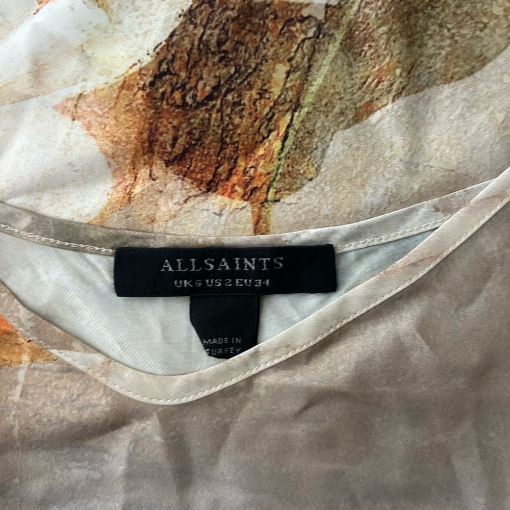 AllSaints Rosalia Bryony Slip Dress